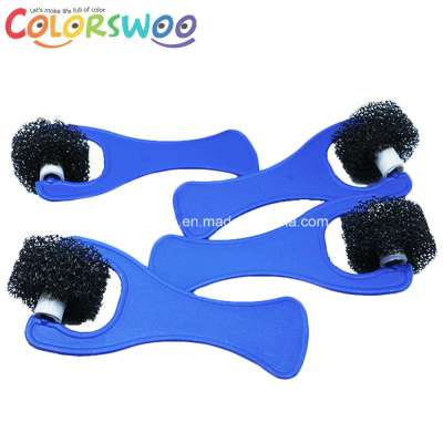 4 PCS Roller Brush Plastic Drum Painting Brush for DIY and Craft